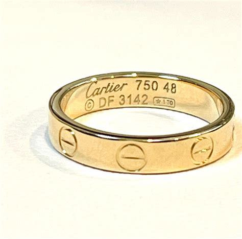 cartier love ring diamond replica|cartier 750 ring 52833a worth.